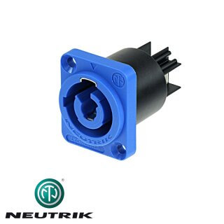 Neutrik NAC3MPA-1 PowerCon Einbaustecker Power-In blau