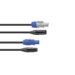 SOMMER CABLE Kombikabel DMX PowerCon/XLR 10m