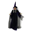 EUROPALMS Halloween Figur Hexe, animiert 175cm