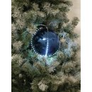 EUROPALMS LED Snowball 15cm, dunkelblau
