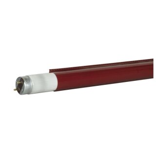 Showtec - C-Tube T8 1200 mm 026 -	Rot, intensiv - Kräftiges Rot, gut geeignet für den häufigen Gebrauch