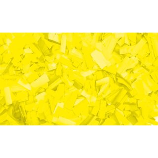 Showtec - Slowfall confetti 55 x 17mm Fluorgelb, 1 kg, flammfest