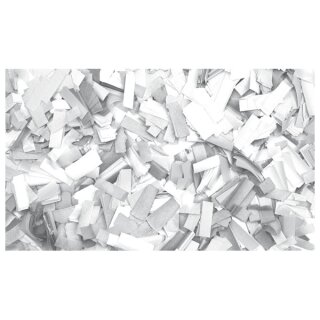 Showtec - Show Confetti Rectangle 55 x 17mm Weiß, 1 kg, feuerfest