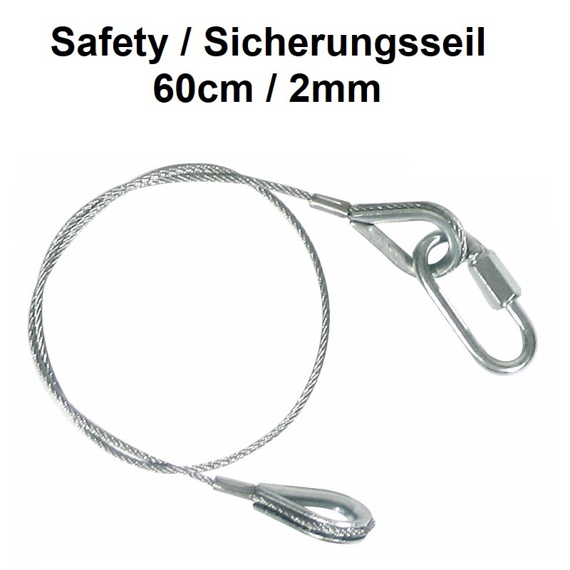 CARL STAHL Sicherungsseil / Safety 60cm Ø 2mm, 4,93 €