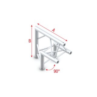 Milos - Corner 90° apex up Deco-22 Triangle truss