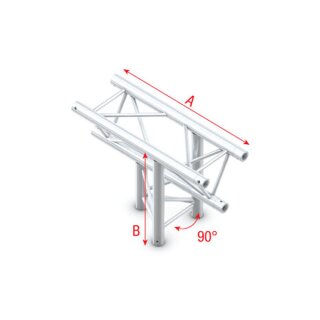 Milos - T-Cross up/down 3-way Deco-22 Triangle truss