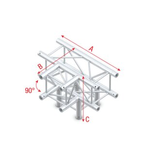 Milos - T-Cross + Down 4-way Pro-30 Square F Truss