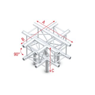 Milos - Cross + Down 5-way Pro-30 Square F Truss