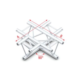 Milos - 90° 4-way horizontal Pro-30 Triangle F Truss