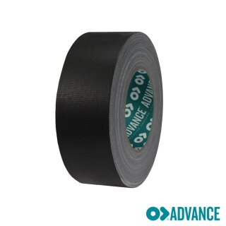 Advance AT159 hochwertiges Poly-Gewebeband mit matter Oberfläche - 50m/50mm in schwarz