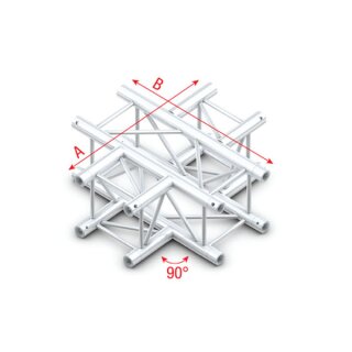 Milos - Cross 4-way Pro-30 Square F Truss