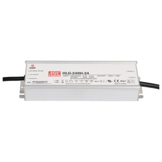 Meanwell - LED Power Supply 240 W 24 VDC MEAN WELL HLG-240H-24