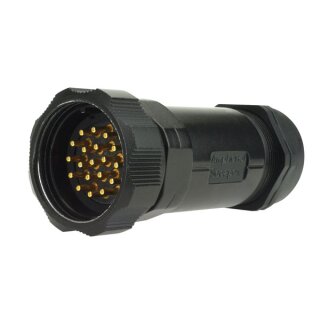 Showtec - Socapex 19 Pin male cable connector PG29 IP67