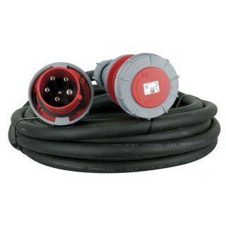 Showtec - Extension Cable, 3 x 63A 380V 10 m/5 x 10 mm2