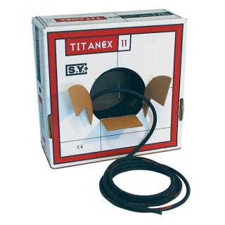 Titanex Neoprenkabel H07RN-F 5 x 4 mm² schwarz - Meterware