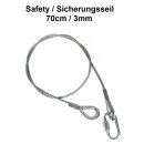 CARL STAHL Sicherungsseil / Safety 70cm Ø 3mm