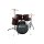 DIMAVERY DS-200 Schlagzeug-Set, weinrot