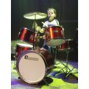 DIMAVERY JDS-305 Kinder Schlagzeug, rot