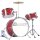 DIMAVERY JDS-203 Kinder Schlagzeug, rot
