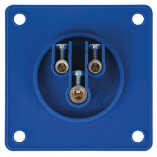 PCE - CEE 16A 240V 3p Socket Male Blau, IP44