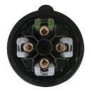 PCE - CEE 16A 400V 4p Plug Male Schwarz, Turbo Twist, IP44