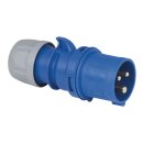 PCE - CEE 16A 240V 3p Plug Male Blau, IP44