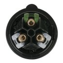 PCE - CEE 16A 240V 3p Plug Male Schwarz, Turbo Twist, IP44