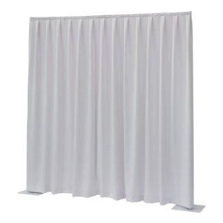 Wentex - P&D curtain - Dimout Gefaltet, 300 (B) x 300 (H) cm, 260 g/m2, weiß