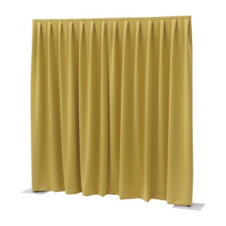 Wentex - P&D curtain - Dimout Gefaltet, 300 (B) x 300 (H) cm, 260 g/m2, gelb