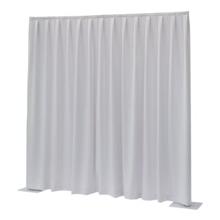 Wentex - P&D curtain - Dimout Gefaltet, 300 (B) x 400 (H) cm, 260 g/m2, weiß