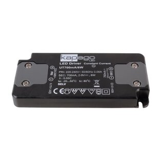 KapegoLED Flat Power Supply 700mA 6W 220-240V AC/50-60Hz 6,00 W