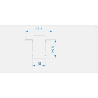 Kapego Endkappe H-ET-03-10 Set 2 Stk