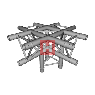HOFPRO H300D 5-Weg Kreuz C53 unten/unten (3-Punkt)
