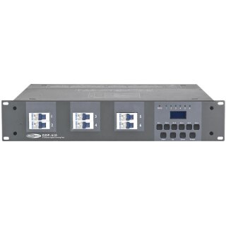 Showtec - DDP-610M Digitales Dimmerpack mit sechs Kanälen, 10-A-Sicherung, mehrpolig