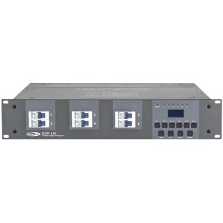 Showtec - DDP-610S Digitales Dimmerpack mit 6 Kanälen, 10-A-Sicherung, Schuko