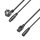 Adam Hall Cables 8101 PSAX 0500 Netz- und Audiokabel CEE7/7 & XLR female auf C13 & XLR male 3x1,5mm² 5m