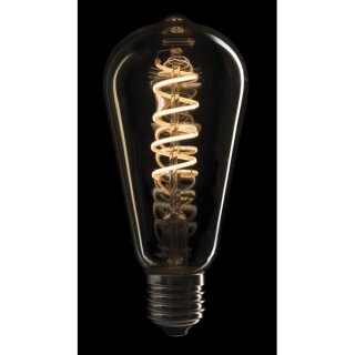 Showtec - LED Filament Bulb E27 5W, dimmbar, Gold-Glasabdeckung