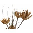 EUROPALMS Artischocken Zweig (EVA), künstlich, beige, 100cm