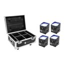 EUROLITE Set 4x AKKU IP UP-4 QCL Spot QuickDMX + Case mit...