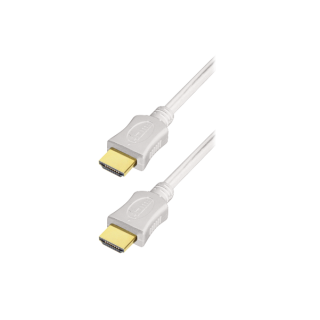 High Speed HDMI-Kabel mit Ethernet weiß HDCP 3D FullHD 4K Ultra HD - 2,0m