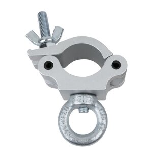 Showtec - Half Coupler + Eye 340 kg Silber, für 50-mm-Rohr