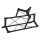 Showtec - T-Cross 90° horizontal 3-way Metal Deco-20 Dreieck