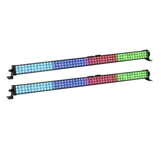 2er Set EUROLITE LED PIX-144 RGB Leiste / Pixel-Bar mit 144 SMD-LEDs
