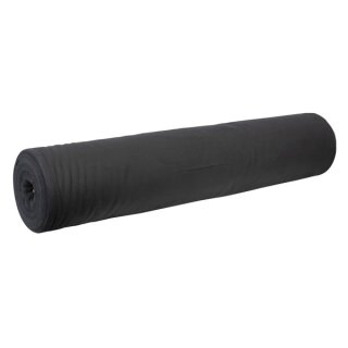 Wentex - Deko-Molton, black, roll, 100cm 60m x 100cm