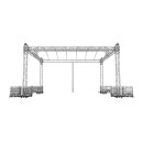 GLOBAL TRUSS - Double Pitch Roof 10x8m / 8x6m