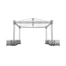 GLOBAL TRUSS - Double Pitch Roof 8x6m