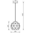 D LINE Pendelleuchte Asterope rund 250 weiß