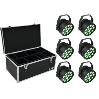 EUROLITE Set 6x LED PARty TCL Spot + Case TDV-1