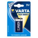VARTA Batterie 9V Block Alkaline 6LR61