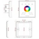 D LINE LED Controller Touchpanel RF Color + White 2,4 GHz